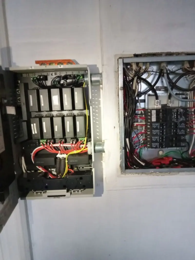 Electrical panel upgrade completed for Indoor Lighting Installation in Greenbrier